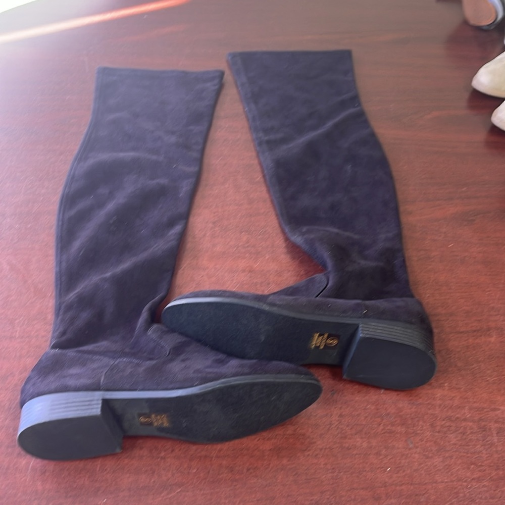 Soda side zipper boot, Black Suede - Picture 5 of 7